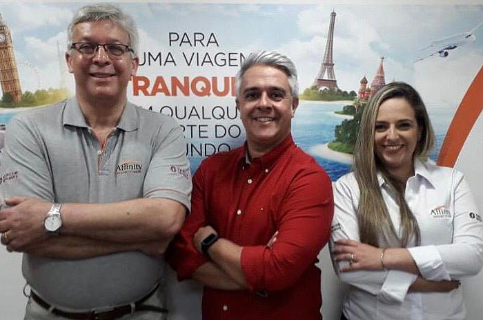 Affinity Seguro anuncia dois novos executivos no Rio de Janeiro 1 Reynaldo Gomes, Erick Lorga e Graziella Piccolo