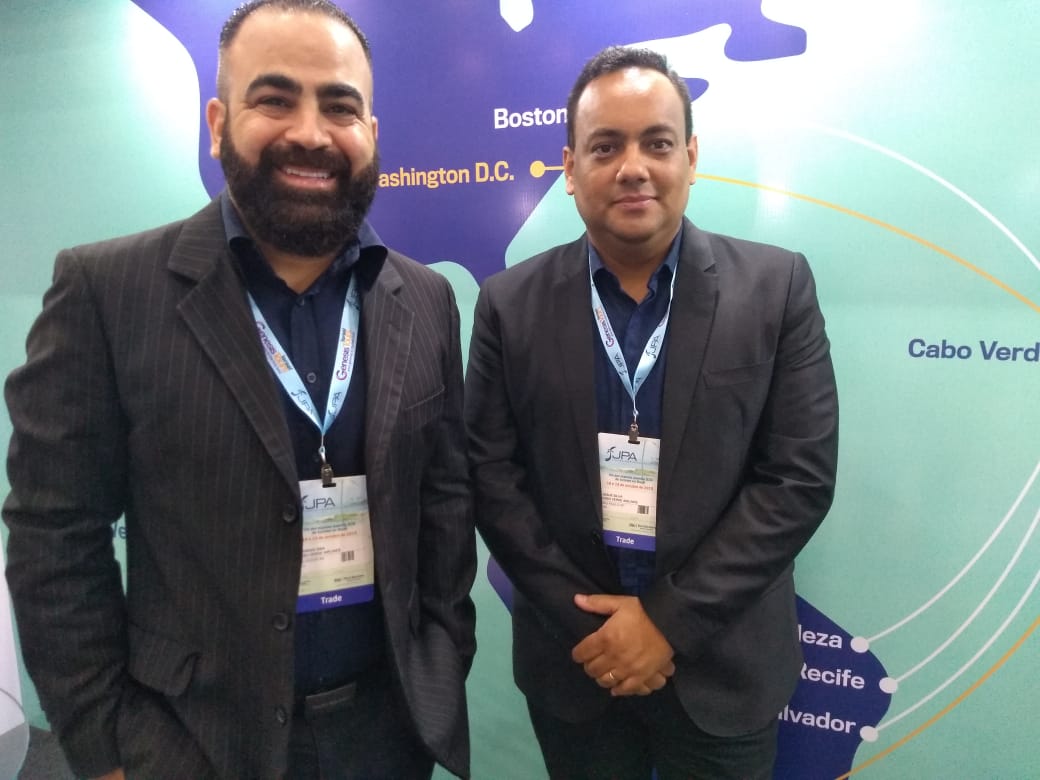 Rodrigo Issa e Josué Silva, da Cabo Verde Airlines Rodrigo Issa e Josué Silva, da Cabo Verde Airlines