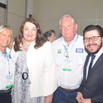 Rosa Masgrau e Roy Taylor, do M&E, com Magda Nassar, da Abav, e Gilson Lira, da Setur-PB Rosa Masgrau e Roy Taylor, do M&E, com Magda Nassar, da Abav, e Gilson Lira, da Setur-PB