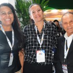 Rosely Andrade, da Rio Cidade Service Tour, Ingrid Videira, do Hotel Nacional, e Erly de Jesus, da Setur-RJ