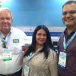 Roy Taylor, do M&E; Solanges Abari e Assis Leite, da Avirrp