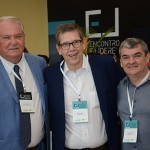 Roy Taylor, do M&E, com Cassio Oliveira e Douglas Mendes,  da Ancoradouro