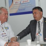 Roy Taylor, do M&E, e Osvaldo Matos, da Embratur