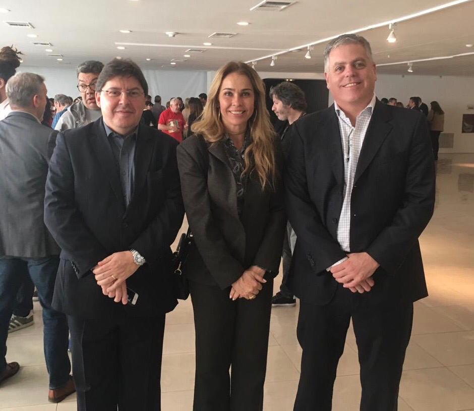 Sérgio Souza, Katia e Ricardo Domingues, da Resorts Brasil