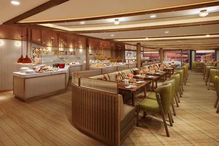 The Colonnade, restaurante do novo Seabourn Venture