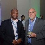 Tracy Coope, da Bahamas Air, e Bashir Hajjar, da Aercap Tracy Coope, da Bahamas Air, e Bashir Hajjar, da Aercap