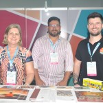 Vania Climinacio, Alex e Bruno Carraro, do Instituto Curitiba Turismo Vania Climinacio, Alex e Bruno Carraro, do Instituto Curitiba Turismo