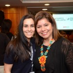 Vivian Amaral, da CVC Corp, e Diana Pomar, da DGX Travel