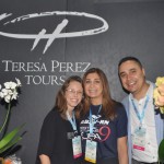 Vivian Bertachini e Marcelo Silva, da Tereza Perez Viagens; acompanhados da agente de viagens Michelle Pereira Vivian Bertachini e Marcelo Silva, da Tereza Perez Viagens; acompanhados da agente de viagens Michelle Pereira