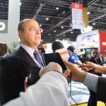 Wilson Witzel, governador do Rio, deu uma entrevista coletiva nesta FIT 2019