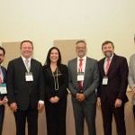 Gilson Lira, da Setur-PB, Carlos Brandão, vice-governador o Maranhão, Gisele Lima da Promo, Bob Santos, do MTur, Elcio Batista, secretário-chefe da Casa Civil do Ceará, e Alexandre Pereira, da Setur Fortaleza