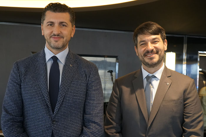 Agentes de viagens representam 90% das vendas da MSC 1 Achille Staiano, vice-presidente Global de Vendas, e Ignacio Palacios, diretor de Vendas e Revenue no Brasil