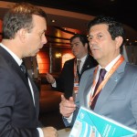 Adrian Ursilli, da MSC, e Otávio Leite, secretário de Turismo do RJ