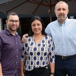 Alan Oliveira, Luciana Longo e Gustavo Esusy, da Avianca Holdings