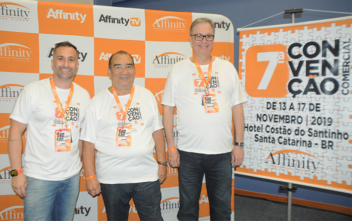 Alexandre Lança, Marilberto França e José Carlos de Menezes, da Affinity