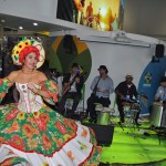 Atrações musicais atraíram visitantes ao estande do Brasil neste primeiro dia de WTM Londres 2019