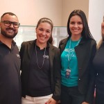 Bruno Ribas e Sabrina Moretti, da R11 Travel, com Camila Tambellini, da Ancoradouro, e Giulianne Orcati, da R11 Travel Bruno Ribas e Sabrina Moretti, da R11 Travel, com Camila Tambellini, da Ancoradouro, e Giulianne Orcati, da R11 Travel