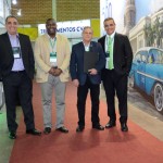 Bruno e Breno Mesquita, da BTN, com Raúl Segarte e Mariano Fernández, do Turismo de Cuba