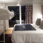 Cabine com varanda e adaptada para passageiros com mobilidade reduzida