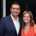 Carlos Antunes, da Copa Airlines, e  Sandra Passetto, da Air Canada