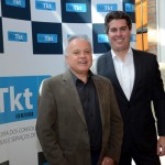 Carlos Prado, da Tour House e Abracorp, com Juarez Cintra Neto, presidente da Air Tkt