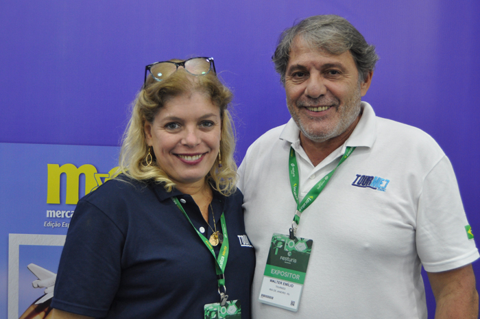 Tourmed expande portfólio e passa a atender destinos nacionais 1 Carmem Pontes e Walter Emílio, da Tourmed