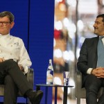 Chef alemão Harald Wohlfahrt com Gianni Onorato, CEO da MSC Cruzeiros