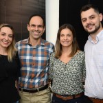 Cibele Brandão, da Emirates, Hugo Franco, da Air Canada, Carina Tosello, da Gol, e Marcelo Correia, da Air France KLM