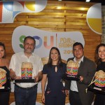 Claiton Armelin e equipe da CVC Corp, com quatro prêmios recebidos