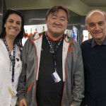 Cristiana Chao e Chao Cgen Yu, da Martha Rio Viages, e Francisco Ancona, da Papo de Navio