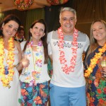 Cristiane e Fátima Cunha e Eric Lorga, da Affinity, com sua esposa Andressa Lorga