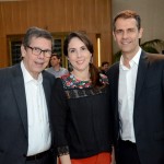 Cássio Oliveira, do Grupo Ancoradouro, Bruna Freitas, da Aeromexico, e Marvio Mansur, da Flytour Gapnet