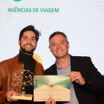 Daniel Cabrera, da Vivala, e ÂNgelo Sanches, secretario de Turismo de Canela