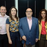 Daniel Santoro, da Ibéria BA, Bruna Freitas e Luciana Barbosa, da Aeromexico, e Cassulino, da Ancoradouro