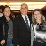 Daniela Peleteiro, José Geraldo e Daniele Martins, do Windsor