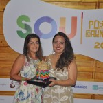 Daniele Araújo, da Gol, com Brenda Silveira, do Porto de Galinhas CVB