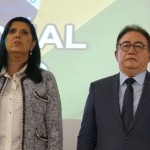 Ana Ligia, vice-governador da Paraíba, e Manoel Linhares, da ABIH