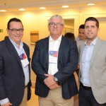 Edson Rodrigues Ruy, Roberto Garbin, e Daniel Castanho, do Grupo Ancoradouro