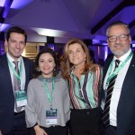 Eduardo Zorzanello, Flavia Didomenico, presidente da Santur, Marta Rossi, e Bob Santos, do MTur