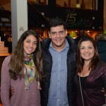 Elaine Accacio e Bruna Neves, do Iberostar, com Dante Campos, da Braztoa