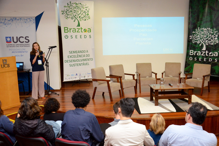'Agenda 2030' e 'Abordagem Sistêmica' são destaques na Seeds Braztoa 2019 1 Elisa Dettoni, gerente de projetos de Produção e Consumo Sustentável da ONU