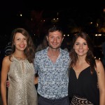 Elisângela Fernandes, da Infinitas Travel (RJ), José Brouwer, da Gol, e Tamiris Souza, da Abreu Online
