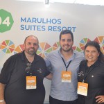 Emerson Cordova, Eduardo Loyo e Raira Santos, do Marulhos Resort Emerson Cordova, Eduardo Loyo e Raira Santos, do Marulhos Resort