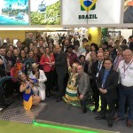 Equipe e delegação brasileira na WTM Londres 2019