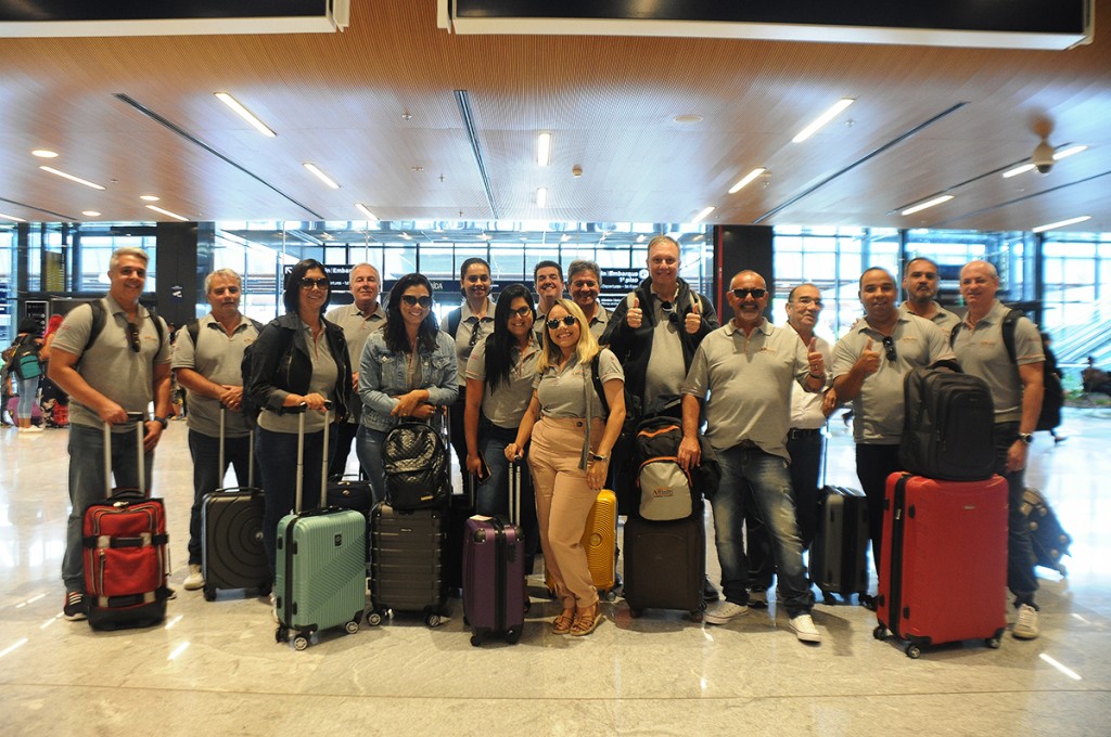 Equipe já começou a chegar à Florianópolis para a Convenção Affinity 2019 no Costão do Santinho