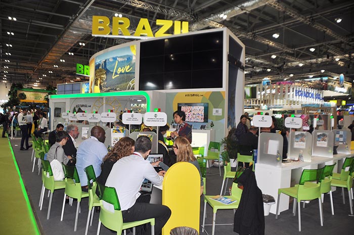 Estande do Brasil na WTM Londres 2019