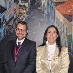 Fausto Franco, secretário de Turismo da Bahia, e Gisele Lima, da Promo