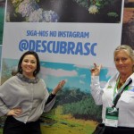 Flavia Didomenico, presidente da Santur, e Rosa Masgrau, do M&E