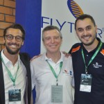 Fábio Oliveira, Ricardo Pauli e Rafael Ortiz, da Flytour