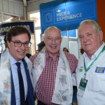 Gilson Machado Neto, presidente da Embratur, Herculano Passos, deputado Federal, e Roy Taylor, presidente do M&E